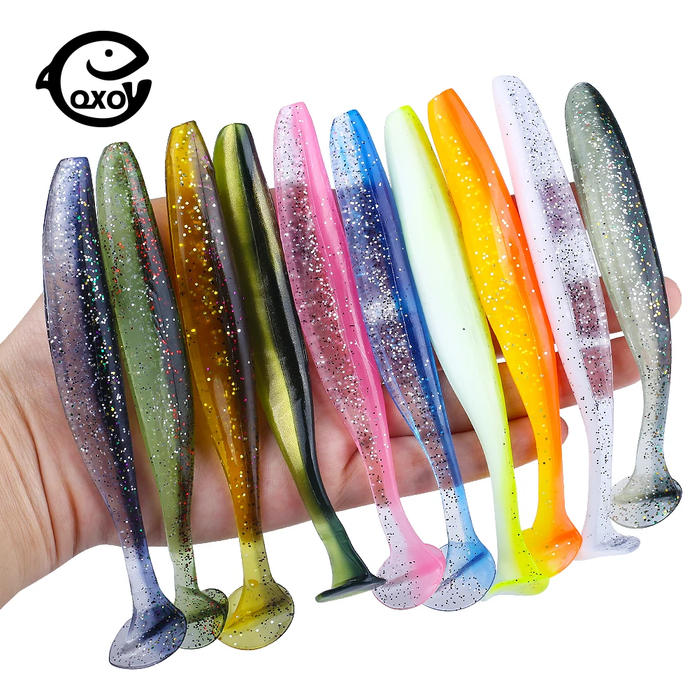 QXO 10Pcs/lot 13CM Soft Lure Silicone Worm Bait Float Swimbait Accessories Goods For Fishing Minnow Fish Tackl