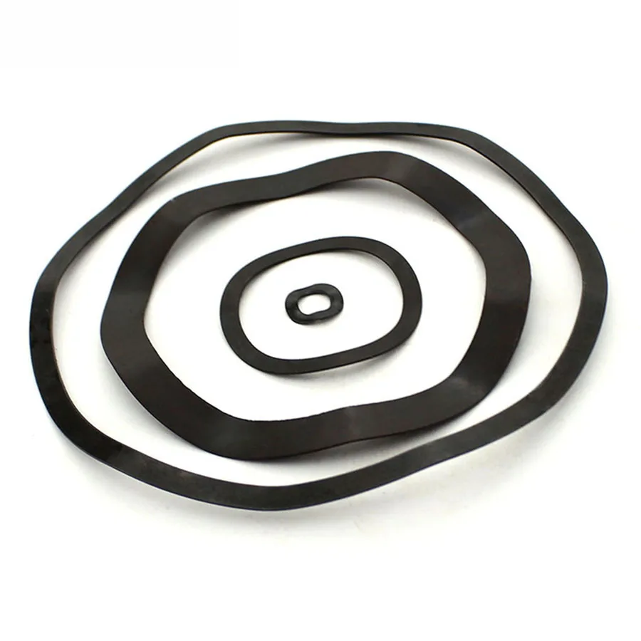 2-50Pcs Wave Type Gasket Three Wave Crest Wave Washer Spring Washer M3 M4 M5 M6 M8 M10 M12 M14 M16 M19 M21 M24 M27-M118