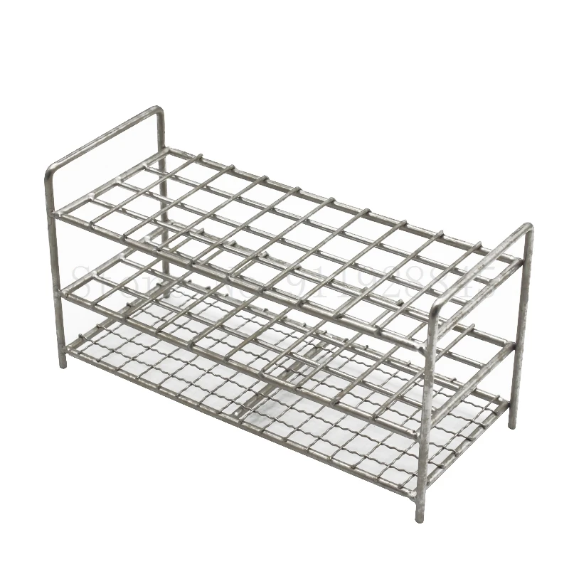 1PCS Lab Stainless Steel Wire 40 holes or 50holes Centritube Tube Holder Test Tube Rack for DIA 13/16/17/19/21/26/30/32mm Tubes