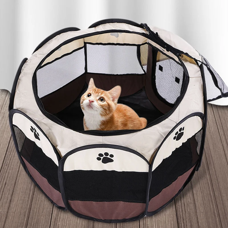 

New Pet Supplies House For Accessories For Cats Sleeping Tent Folding Mat Dogs Bed Cat Basket Chihuahua Closed Bed Supplies