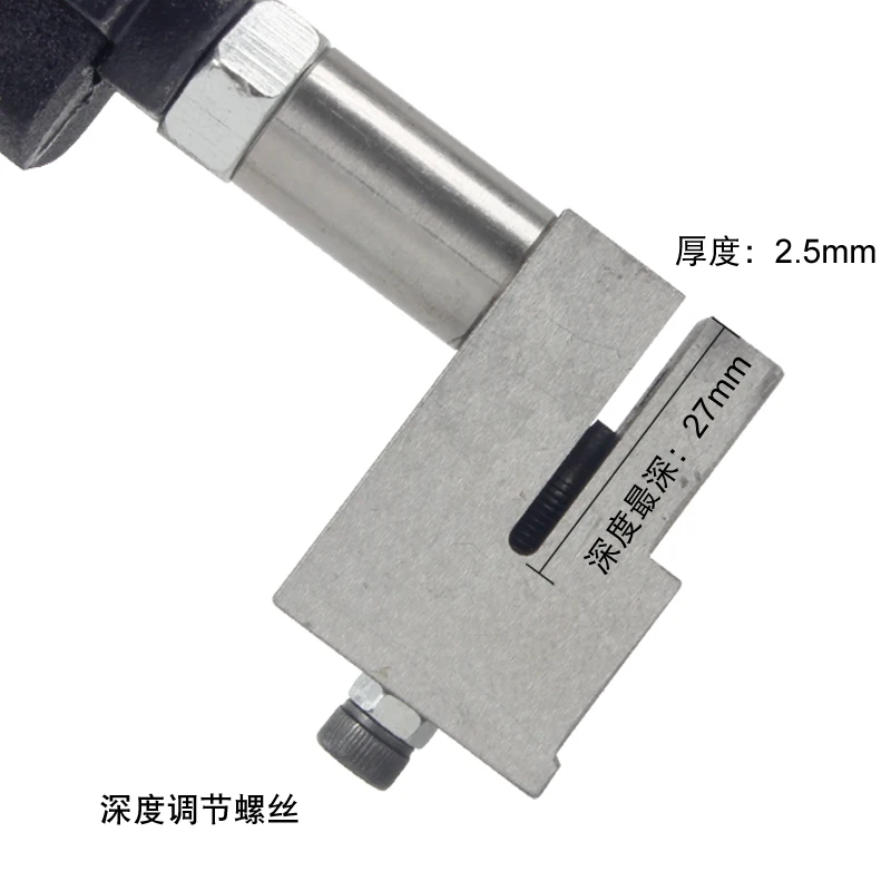 Punzonatrice pneumatica 3.2/4.2/5mm della punzonatrice dell'acciaio inossidabile della pistola di perforazione di parole di pubblicità del metallo