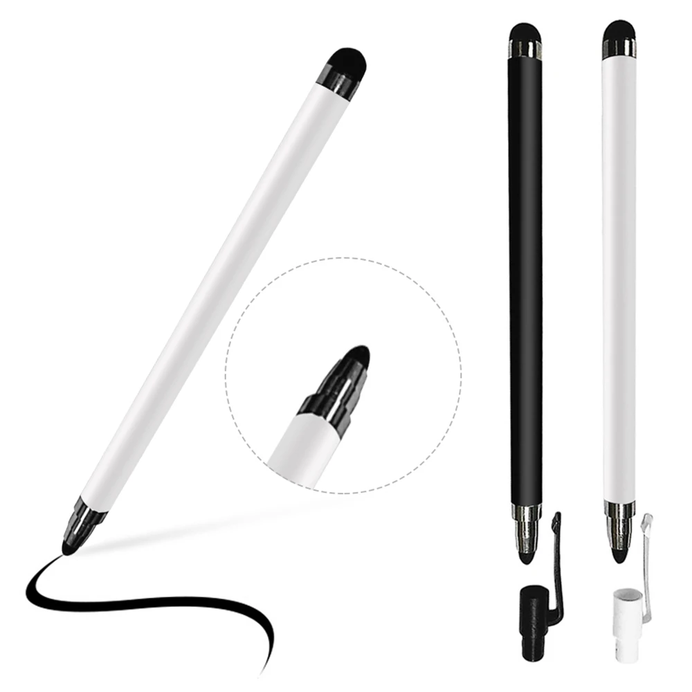 Double Touch Screen Pen Tips Sensitive Capacitive Touch Screen Stylus Pen for iPad Phone Tablet Accessory Aluminum Alloy