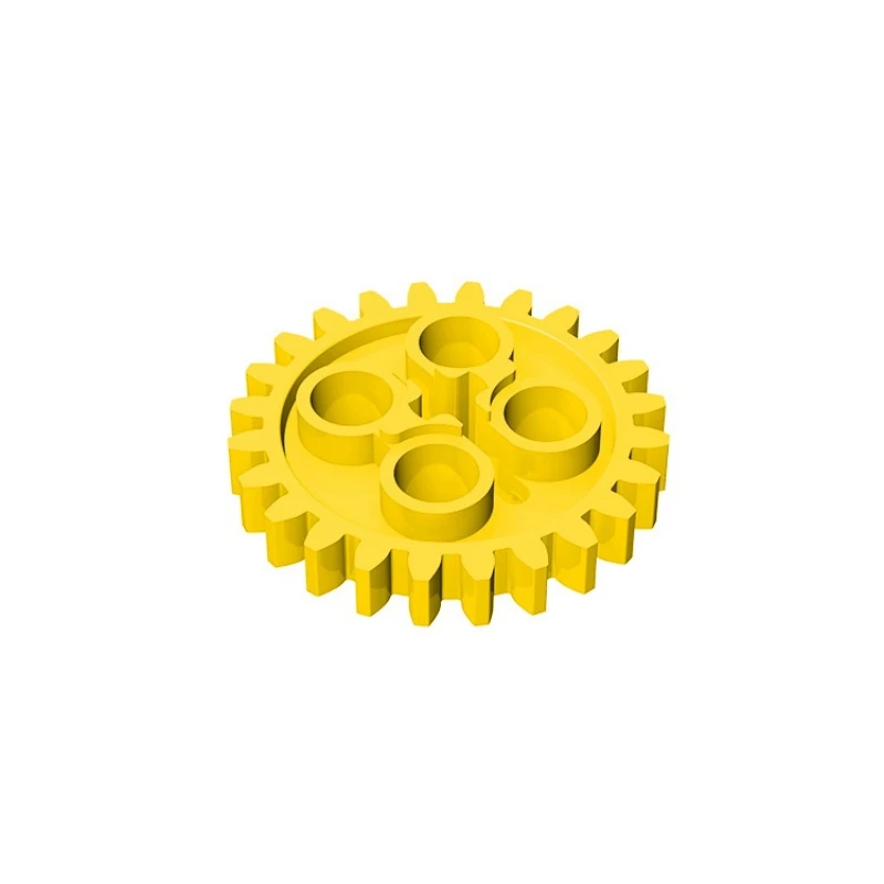 30PCS 3648 Gear 24 Tooth 2nd Version Axle Hole Bricks Toys For Technical MOC Buildings Blocks Compatible High-Tech