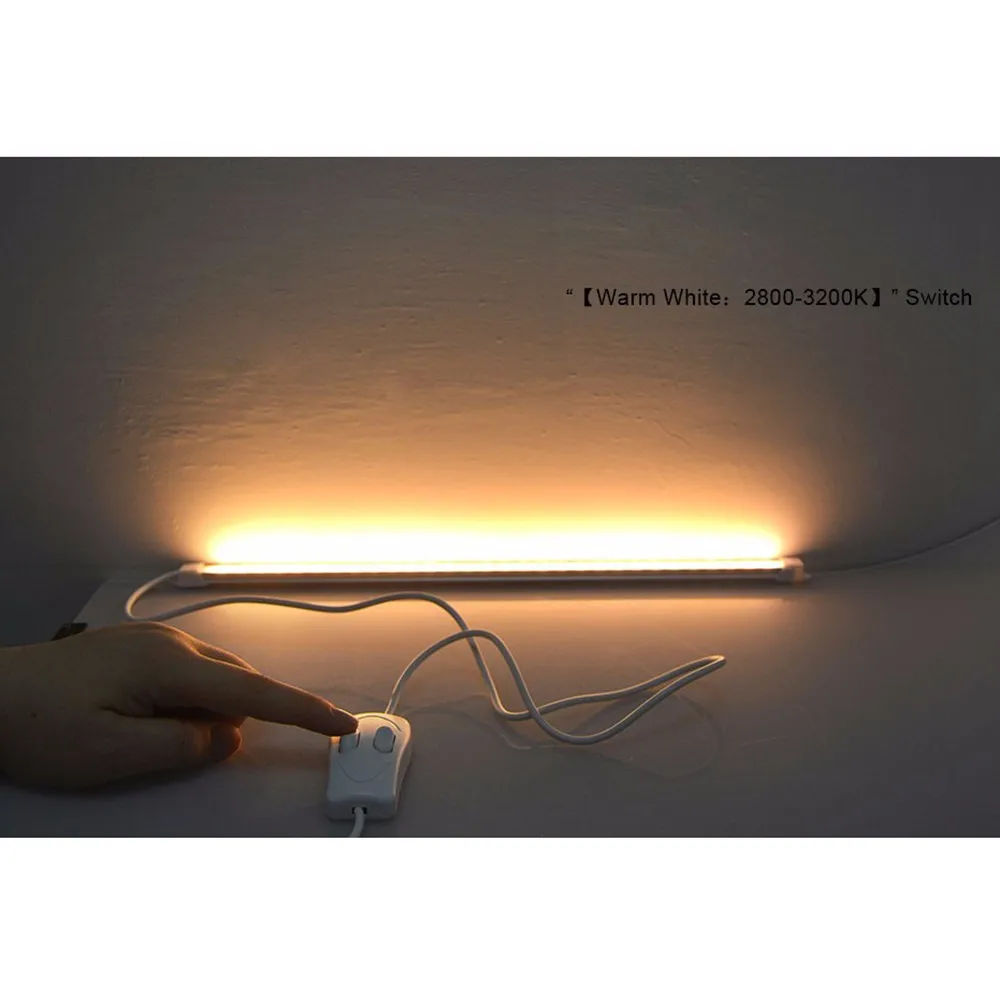 Three Colors Changeable Rigid USB LED Light Bar 5V Reading Book Desk Lamp Switch Night Light Drop shipping