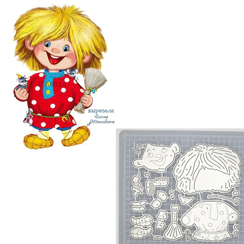 قوالب قطع معدنية على شكل حيوان جميل مع قوالب قطع أطفال جديدة يمكنك صنعها بنفسك لبطاقات القصاصات اليدوية والديكور الحرفي