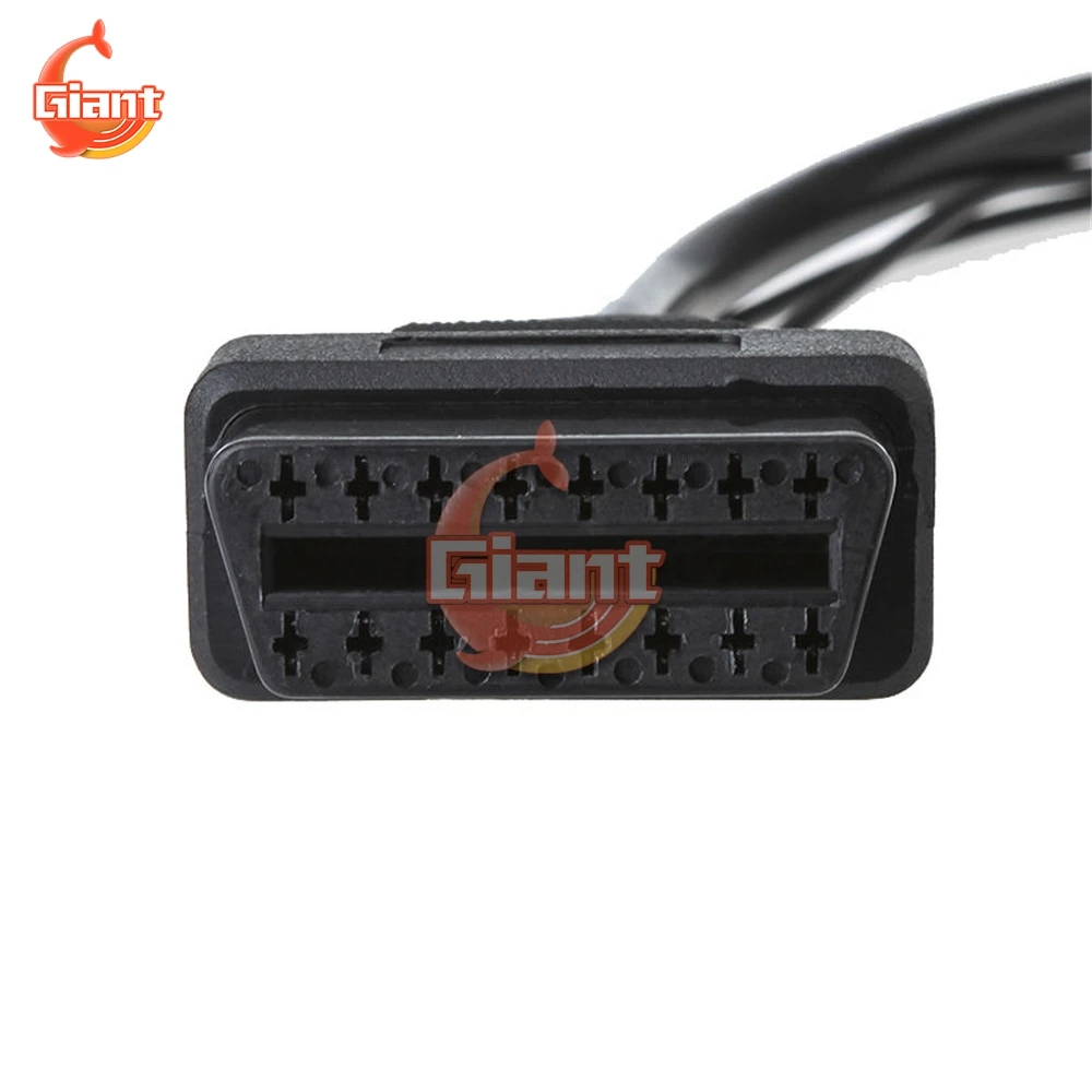 OBD2 Adapter Connector For Alfa Lancia Fiat 3 Pin to 16 Pin OBDII Obd-II Connector Auto Car Cable Fiat 3Pin Diagnostic Cable New