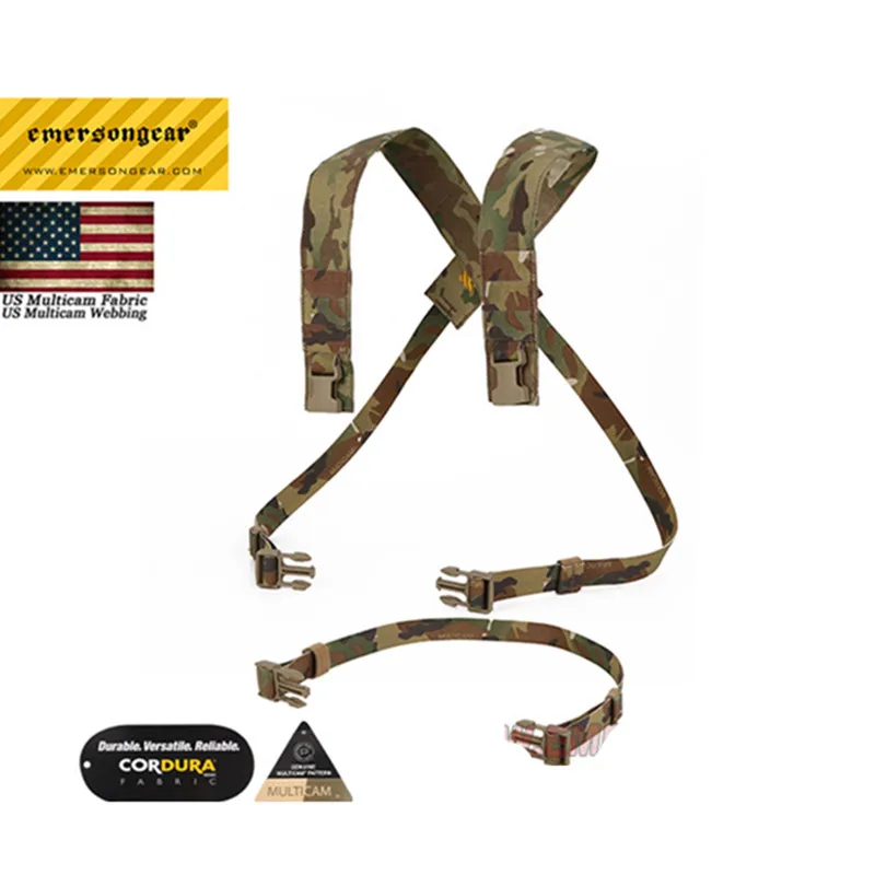 EMERSONG D3CRM Arnés táctico X-Harness con correa pectoral - imagen 2