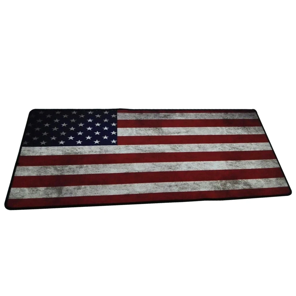 Anti-slip big gaming Mouse Pad American flag Galaxy Pattern Laptop Computer Gaming Large Mouse Pad Keyboard Mat