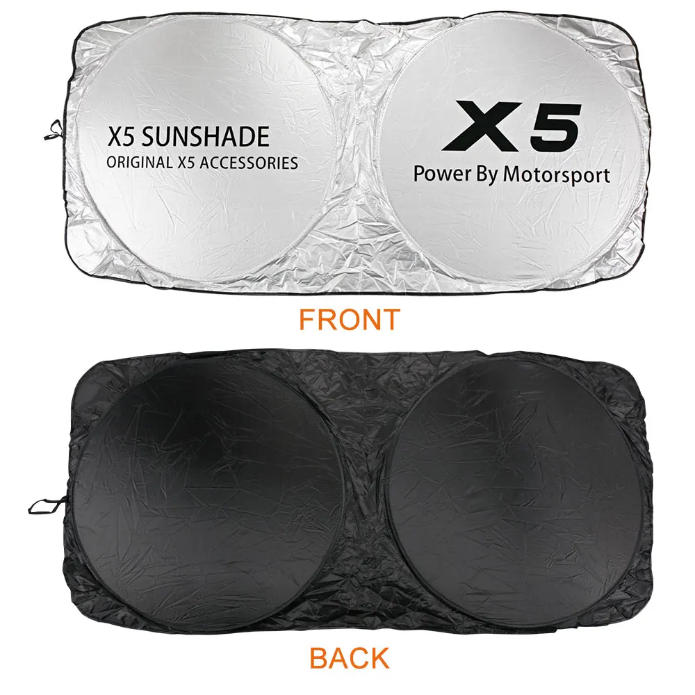 Car Windshield Sun Shade Cover Accessories Anti UV Reflector For BMW X5 E70 F15 G05 X1 F48 X3 F25 X6 E71 X2 F39 X4 F26 X7 G07