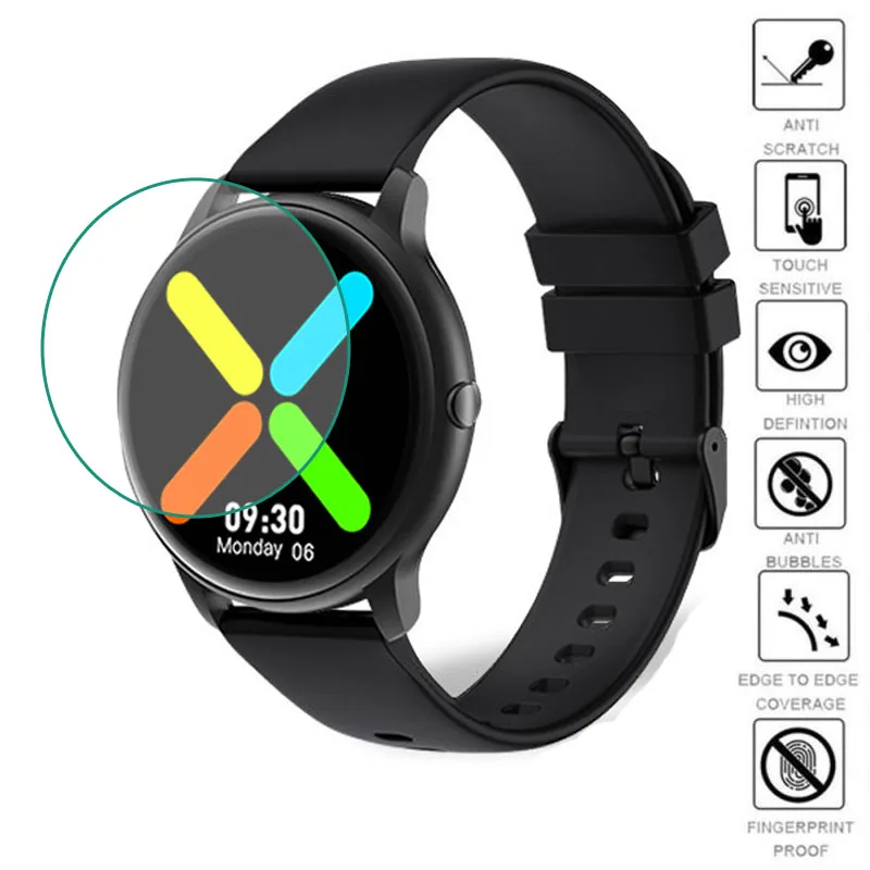 5pcs Soft TPU Clear pellicola protettiva Smartwatch Guard per Xiaomi (ab KW66 Smart Sport Watch protezione dello schermo protezione della copertura