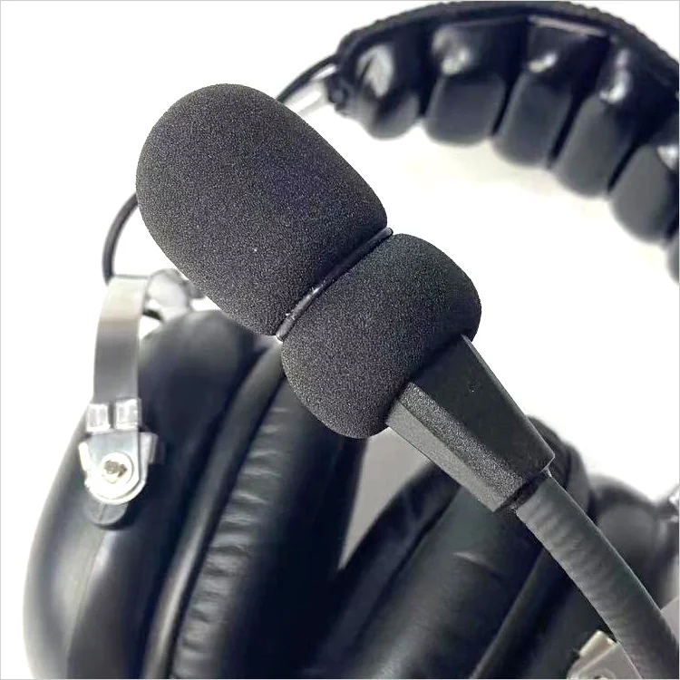 VOIONAIR Headphone Pilot Headset Active Noice Reduce ( ANR ) with Comfortable Ear Pad MP3 Support GA Plugs