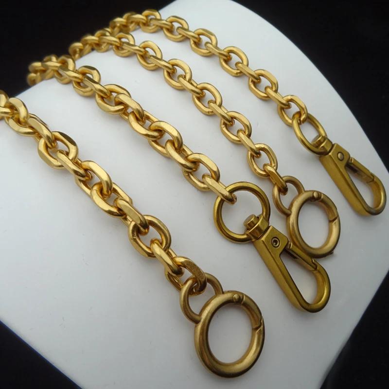 

1pcs Gold Color Metal Chain Bag Accessories Straps For Handbags Handmade Bag Hardware Cratft DIY Repairment Parts High Quality