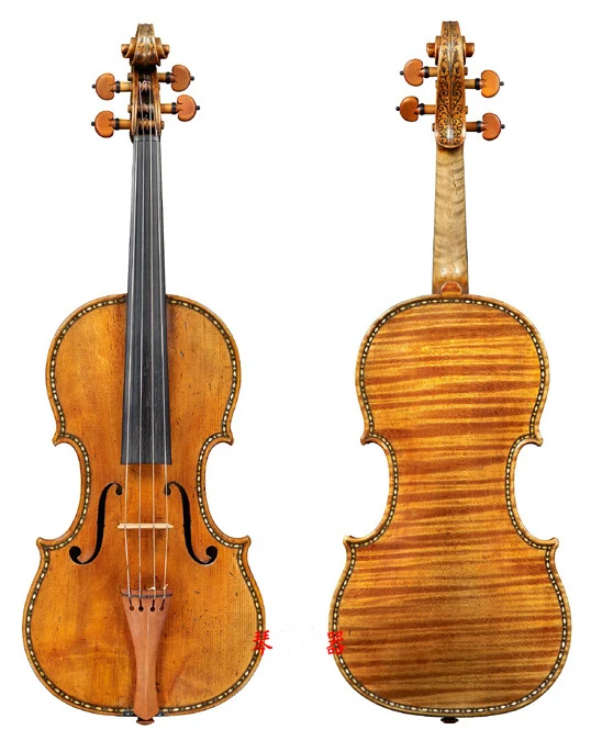 Copy Antonio Stradivari 1716 violin Shell inlay handwork  violin 4/4 100% Retro matte Top Oil Varnish Professional voice violin