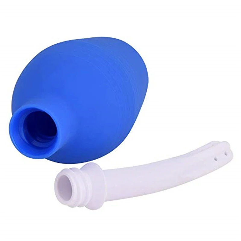 WETIPS Travel Rectal Enema Pear Ducha Syringe Bulb Sprayer Anus Portable Poire Lavement Anus Cleansing annal shower Bidet Clean