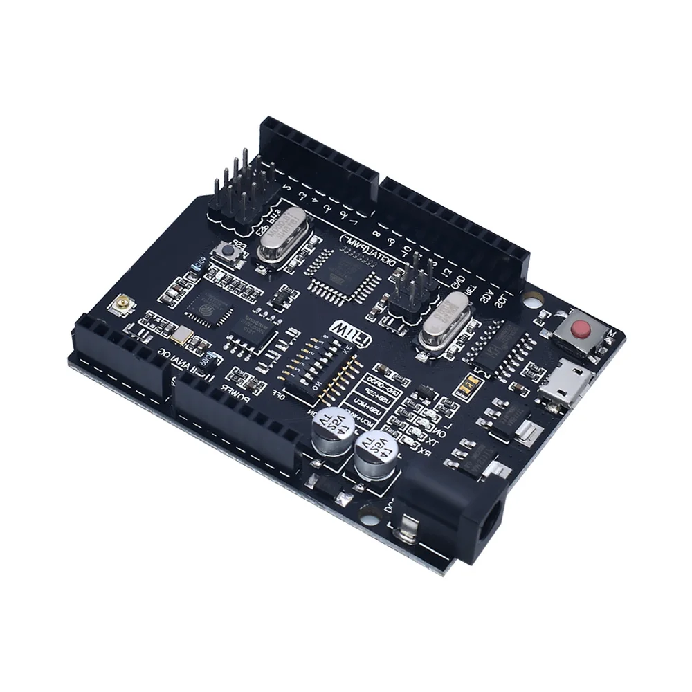 Официальная коробка UNO R3 ATMEGA16U2 / UNO + WiFi R3 оригинальный чип ATMEGA328P CH340G для Arduino UNO R3 макетная плата WeMos ESP8266