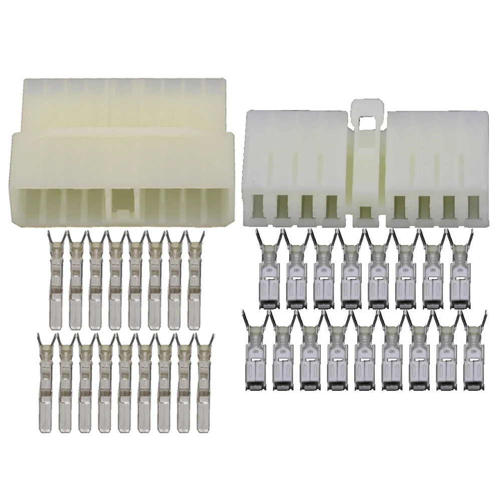 5 Sets 17 Pin 172500-1/172509-1 sheathed automotive connector car plug with terminal DJ7172-3-11/21