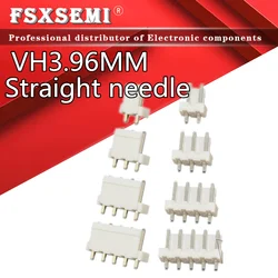 20pcs/lot VH3.96mm Straight needle 2P/3P/4P/5P/6P/7P/8P/9P/10P/11P/12P White connector 3.96mm Pitch