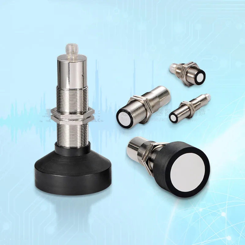 자동차 거리 인체 액체 레벨 측정 초음파 변환기 NU200F18TR-1MD, 500mm, 1000mm, M18 초음파 거리 센서