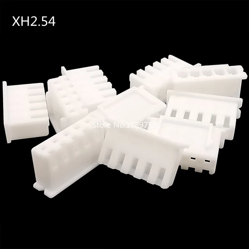 50pcs 1.0mm 1.25mm 1.5mm 2.0mm 2.54mm SH JST PH XH Housing Shell Connector 2/3/4/5/6/7/8/9/10P 1.0 1.25 2.0 2.54 Plastic Plugs