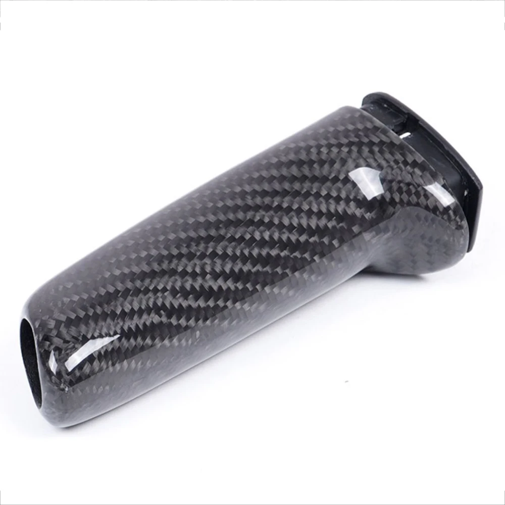 Universal For BMW Car Handbrake Hand Brake Grip Cover Real Carbon Fiber F32 F33 F36 E60 E61 E63 E64 X1 E84 X3 E83 Z4 85 E86