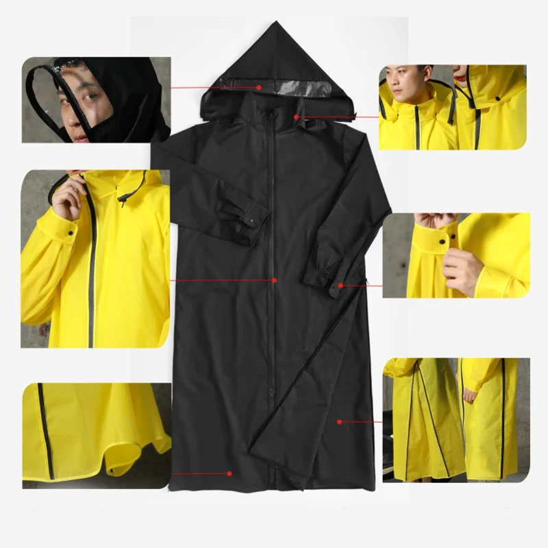 2020 Hot SaleImpermeable Raincoat Women/Men Outdoor Rain Poncho Backpack zipper Design Cycling Climbing Hiking Travel Rain Cover