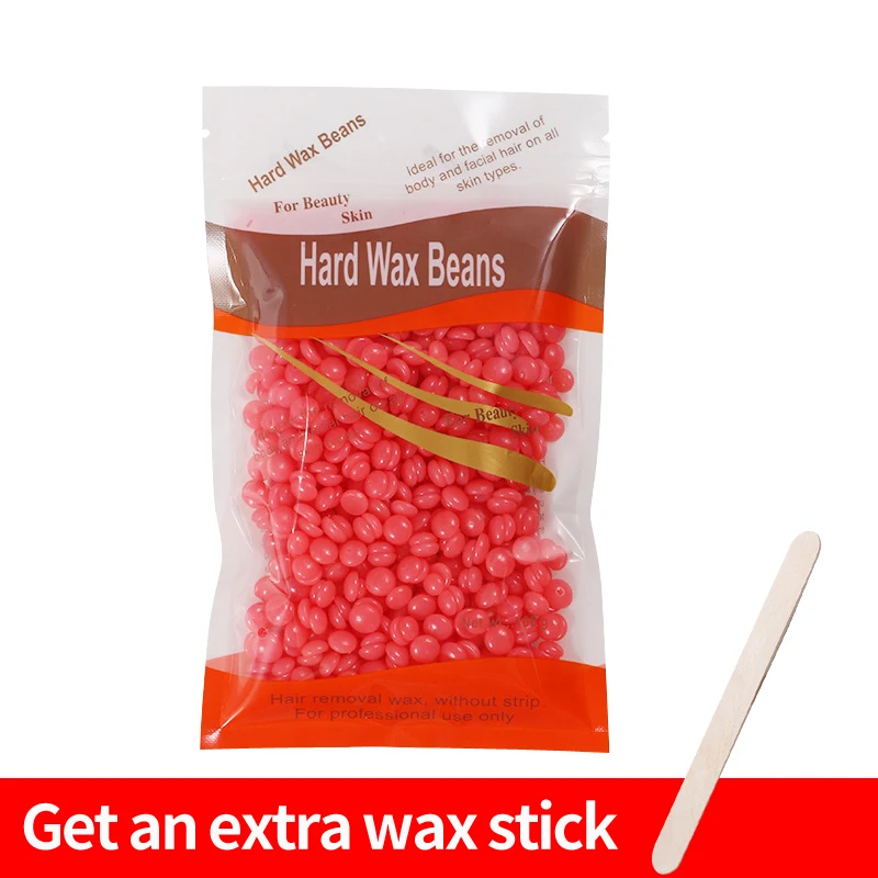 100g/Pack Hair Removal Cream Wax Beans Depilatory Hot Film Wax Pellet Removing Bikini Face Hair Legs Arm  Bean Unisex