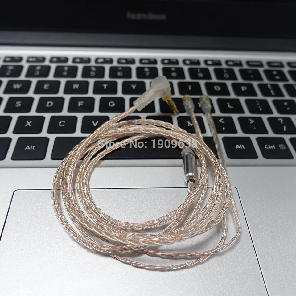 ALO audio reference8【mmcx to 2.5mm4極】 ALO Reference 8 IEM Audio Cable 8 Core HIFI Earphone Cable 4.4MM