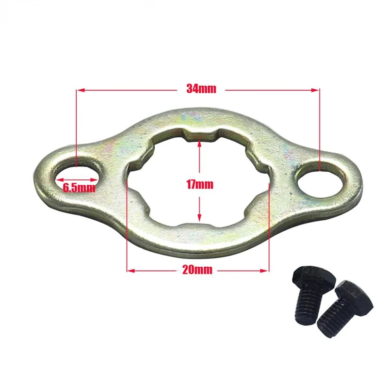 Motorcycle accessories  Engine Sprocket Retainer Plate Sets 50cc-250cc ATV Dirt Bike Go Kart Pit Bike Dune Buggy Quad Motorcycle