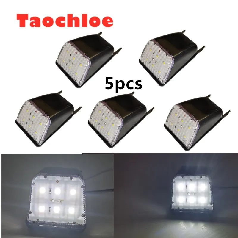 5Pcs For European Volvo Truck Led Sun Visor Lamp 20398824 20425484 Replacement For Volvo Truck FH FM NH FH12 FH16 FM9 top lights