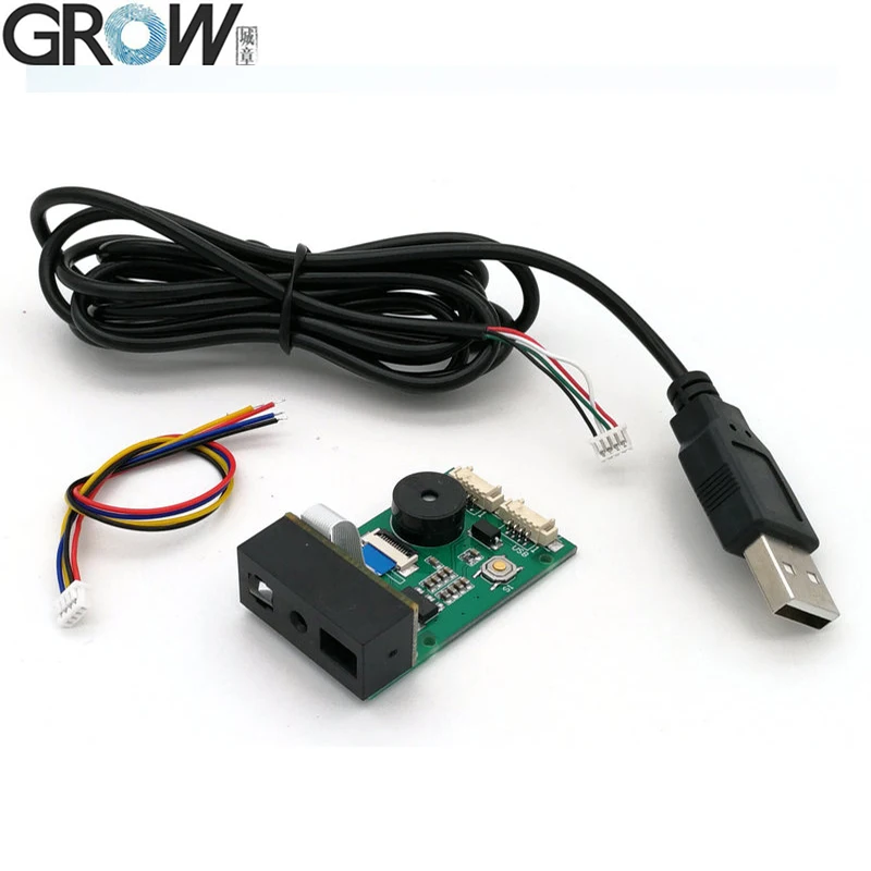 GROW-USB Qr Code Scanner Module Reader para Android, UART Bar Code, GM67, 1D, 2D