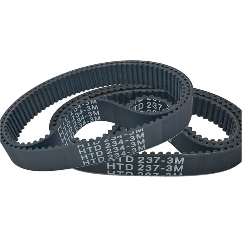 Customized Width Available Rubber Timing Belt HTD231-3M HTD234-3M HTD237-3M