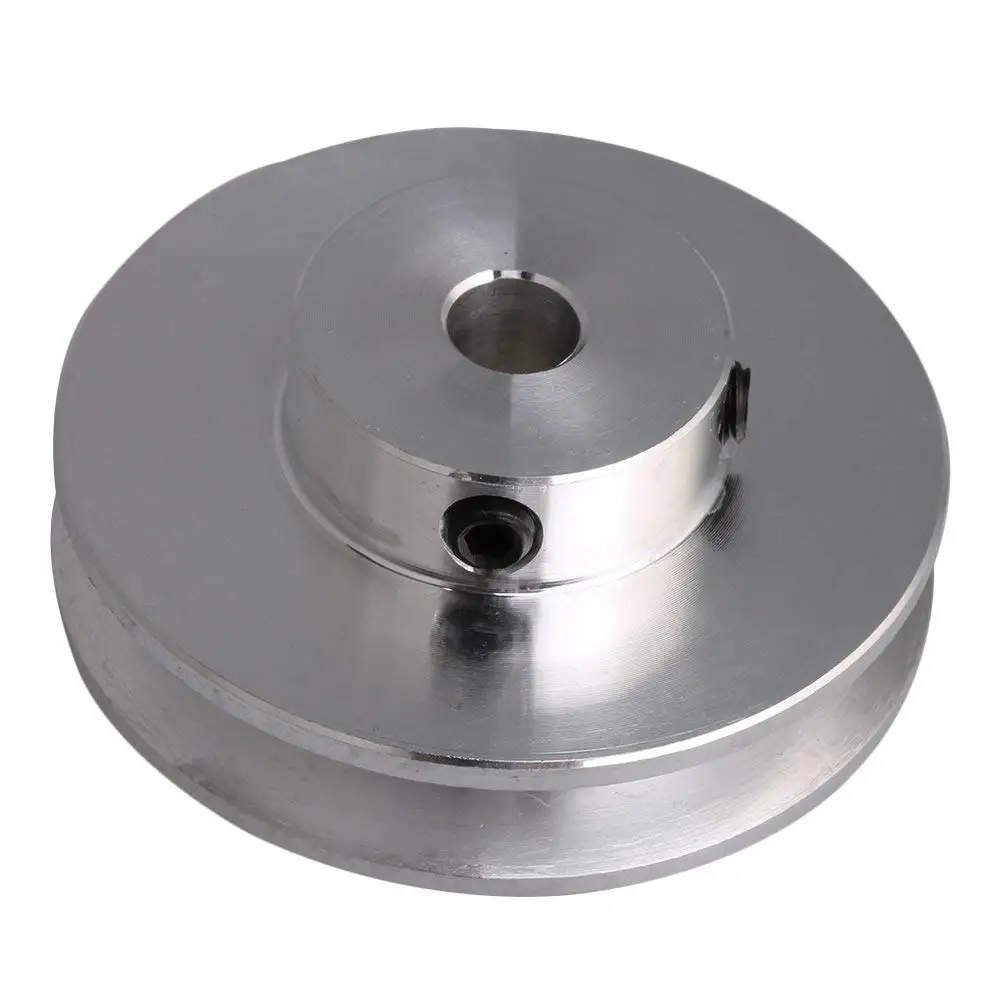 Aluminum alloy V groove pulley Single Groove Fixed Bore diameter 22mm 31mm 41mm 58mm Aperture 5-14mm