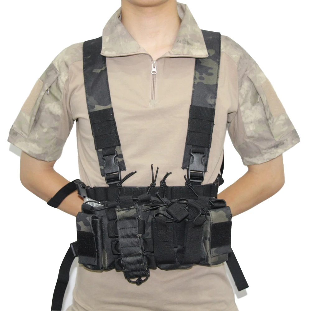 Military Equipment Tactical Vest Airsoft Paintball Plate Carrier Strike Chest Rig Pack Pouch Light Weight Heavy Duty Vest