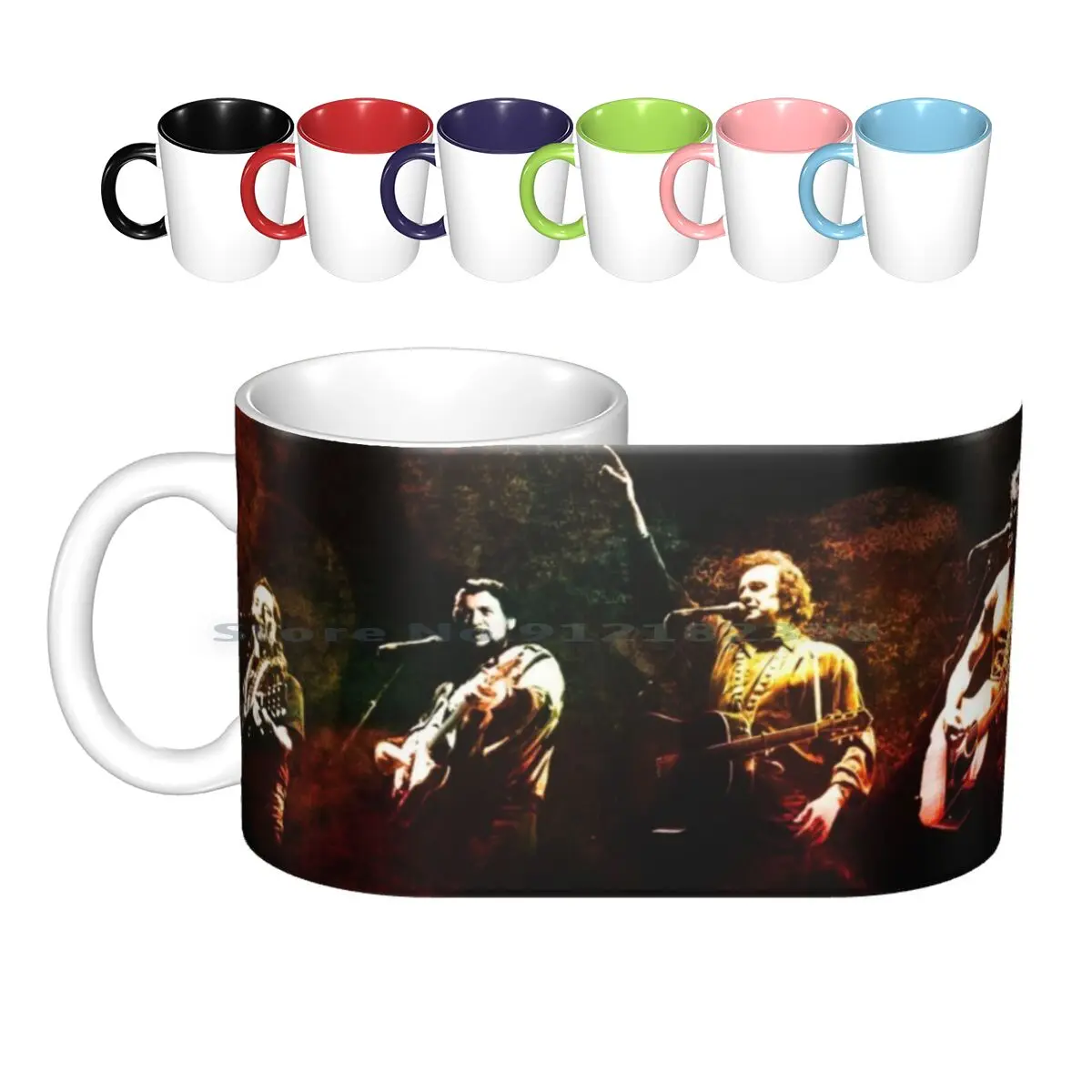 The Highwaymen Tour 2021 Panglaris Ceramic Mugs Coffee Cups Milk Tea Mug The Highwaymen Tour 2021 Panglaris Creative Trending