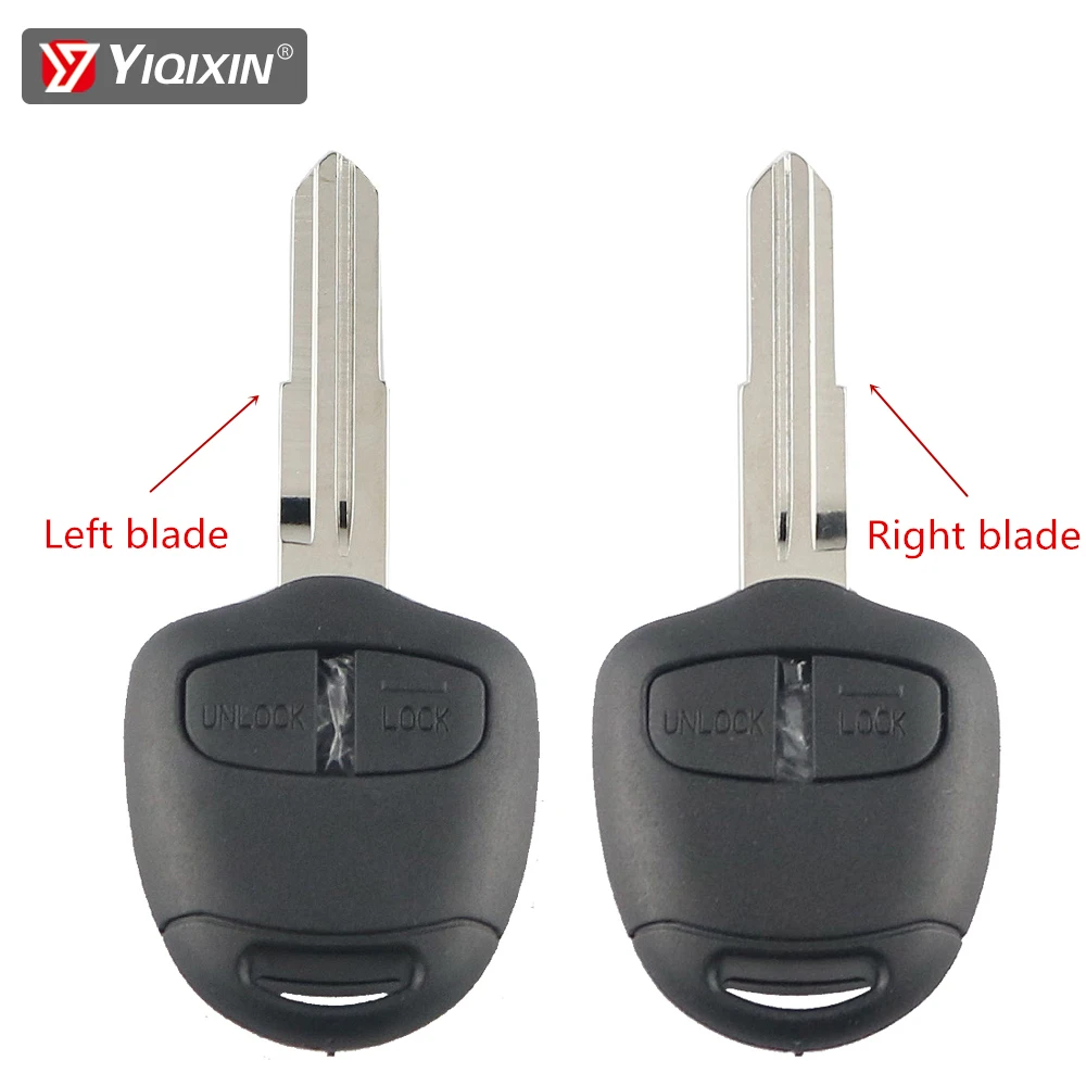 YIQIXIN 2 Buttons Remote Car Key Shell Case For Mitsubishi Lancer EX Evolution Grandis Outlander I-Miev Eclipse Endeavor No Logo