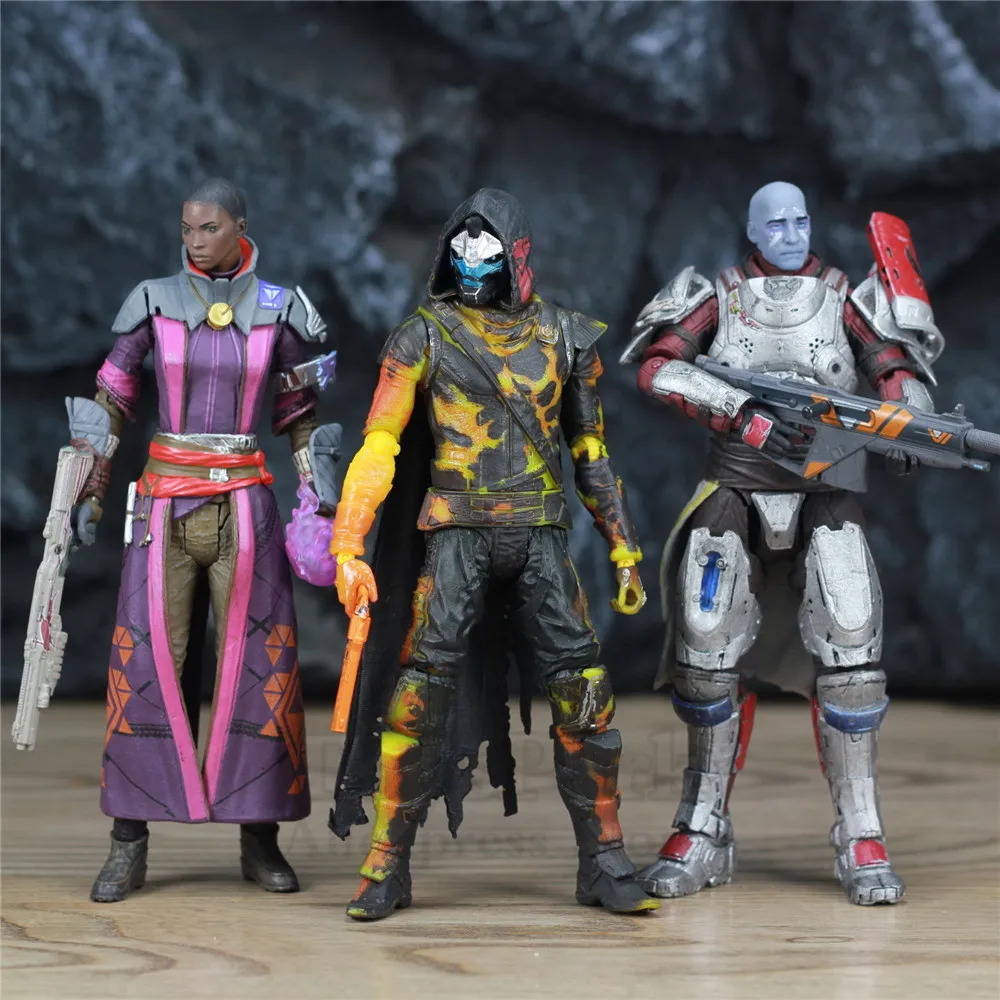 

DESTINY 2 Vanguard Mentor COMMANDER ZAVALA CAYDE-6 IKORA REY 7" Action Figure Statue Collectible Bungie Game Doll Toys