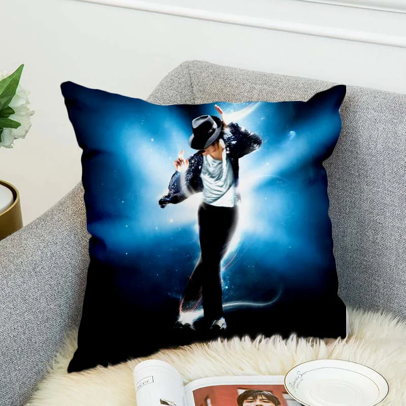 Michael Jackson Pillow Case Polyester Decorative Pillowcases Throw Pillow Cover style-5