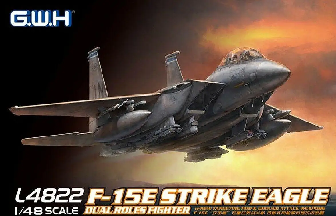 Great Wall Hobby L4822 1/48 Scale F-15E Strike Eagle Dual Roles Fighter Model Kit