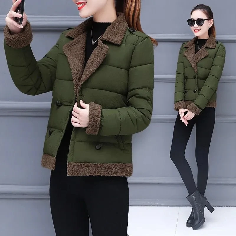 Female Padded Jacket 2021 Women New Short Down Down Padded Jacket Women's Winter Coat Tide Winter All-match Small Padded Jacket