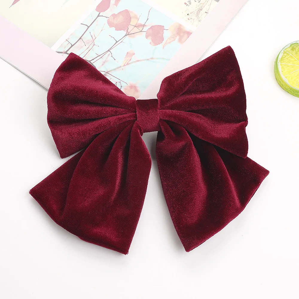 LOVINGSHA Hair Bow Ties Hair Clips For Women Satin Butterfly Bow Hairpin Ladies Hair Accessories Girl Bowknot Hairpins FC157