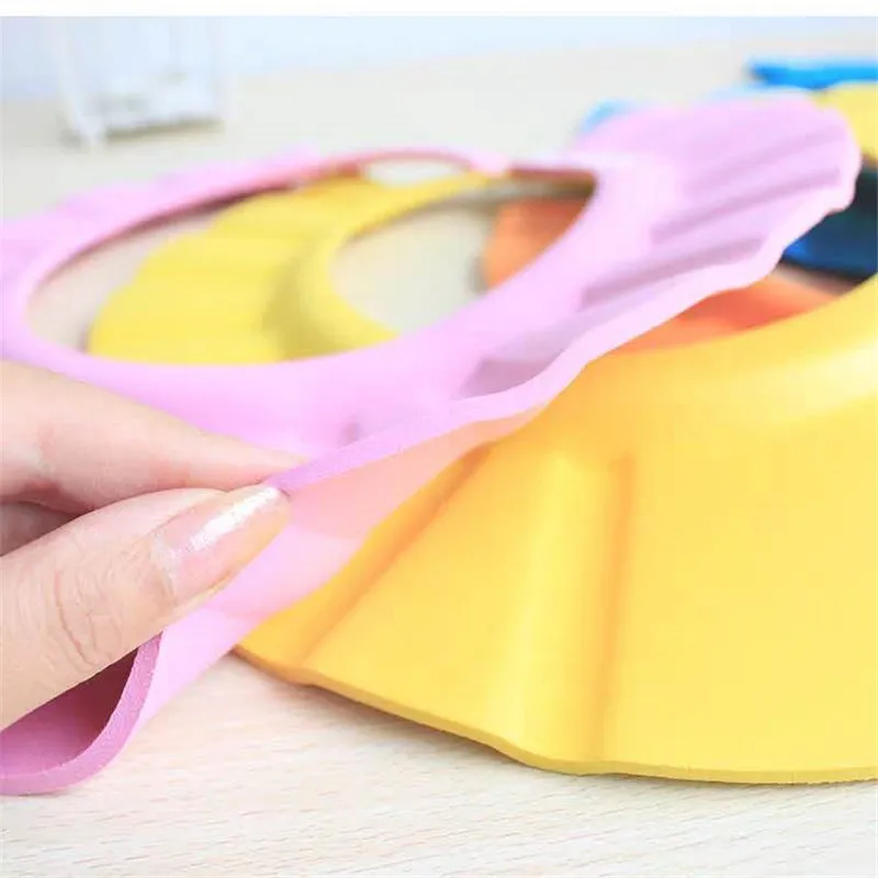 hat with plastic shield for kids baby hat with shield shower cap for baby shampoos visors baby bath showerhead 36cm ajustable
