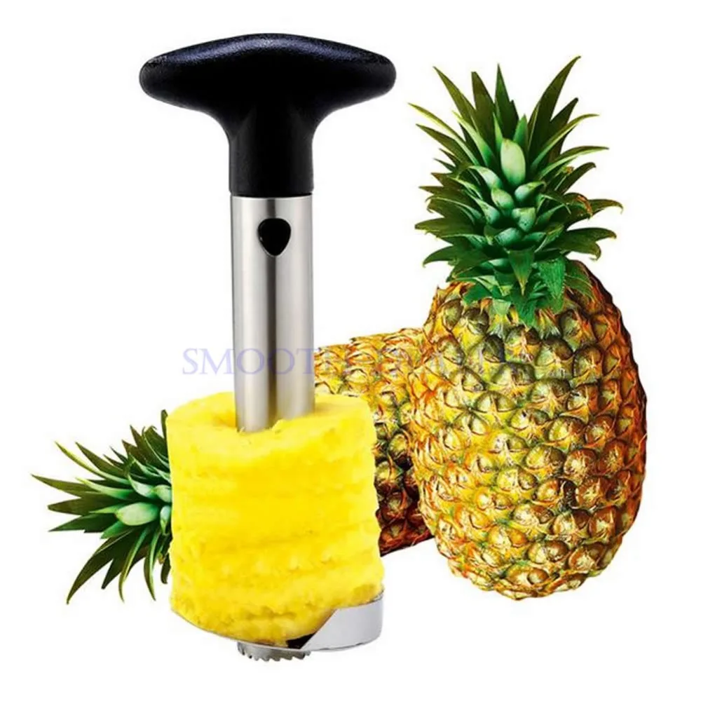 En acier inoxydable outil simple Cuisine fruits Ananas Slicer Peeler Cutter