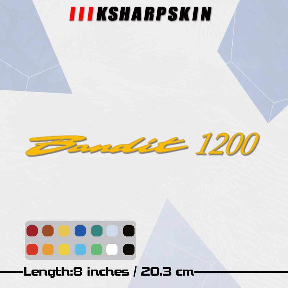 General reflective color stickers for motorcycles, windshield decals, helmet stickers, suitable for SUZUKI BANDIT 1200