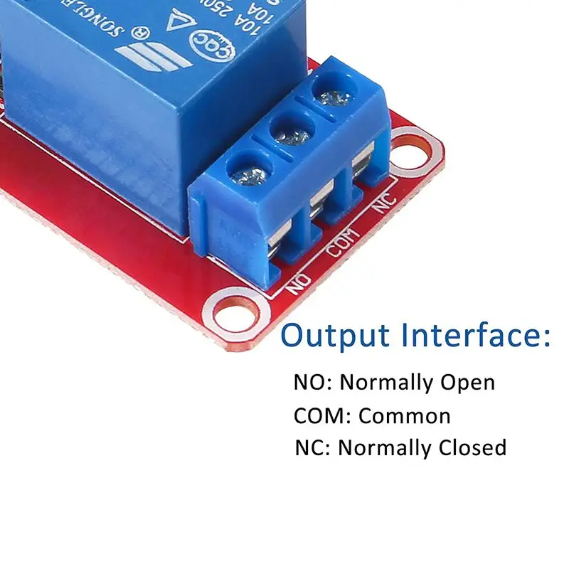 4Pcs DC 5V 12V Relay Module 1 Channel Relay Board with OPTO-Isolated High or Low Level Trigger