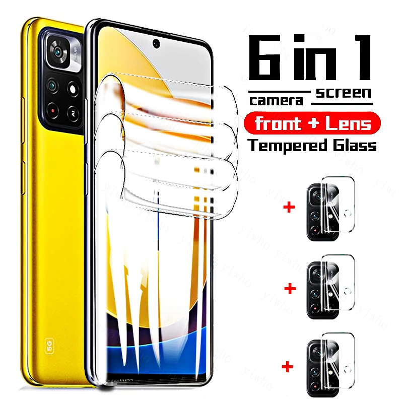 

Hidrogel Film,For Xiaomi Poco M3 M4 Pro Hydrogel Film Poco X3 GT Poko F3 X3 NFC Screen Protector Poco M4 Pro 5G Soft Glass