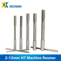 Machine Reamer H7 2.0-12mm High Speed Steel Milling Reamer Straight Shank Chucking Reamer Plumbing Tools