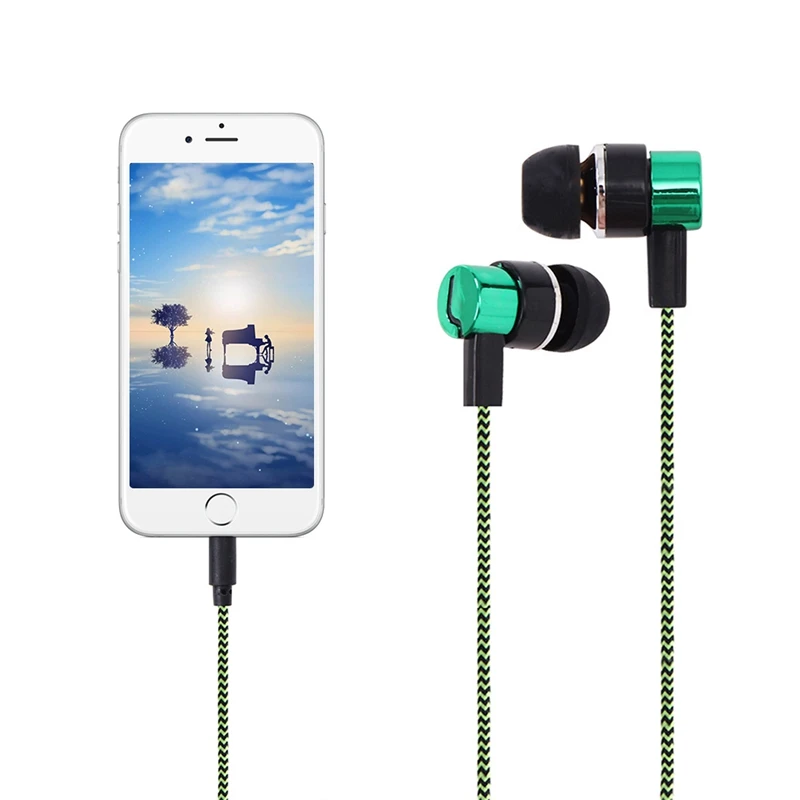 2021 NEW  Fashion Stereo Earphones Sport Running Headphones Headset 3.5mm InEar Stereo Headphones Earphone For Smartphone 1PC