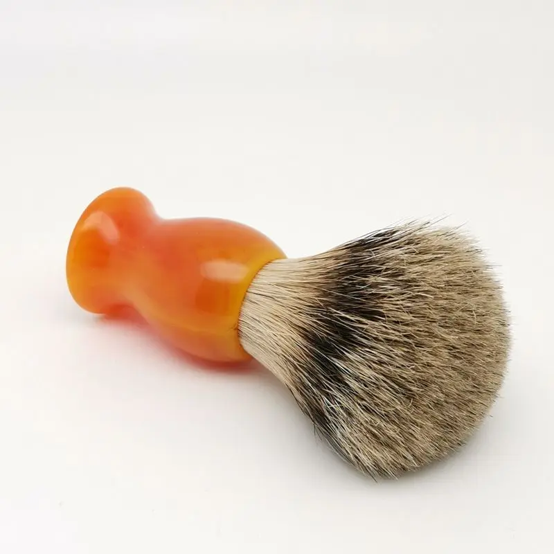 Silvertip Badger Hair Shaving Brush Resin Handle Perfect for Wet Shave Cream Beard Brush