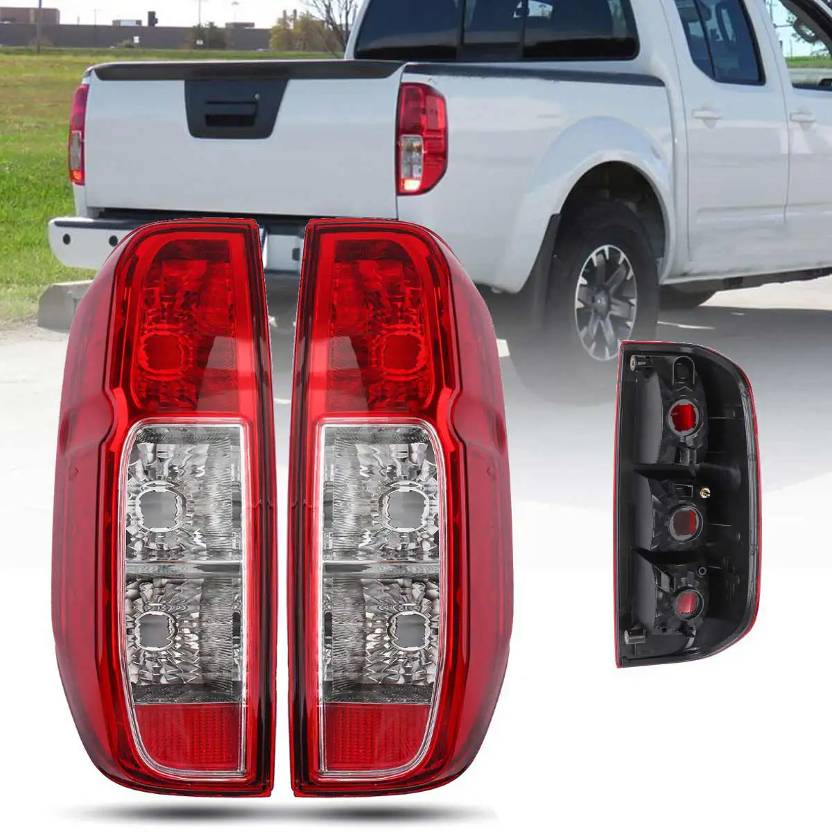 

For Nissan Navara D40 2005-2015 Car Tail Light Brake Lamp With No Bulb Wiring Harness Left/Right IPN:26550-EB38A MPN:NI2800170