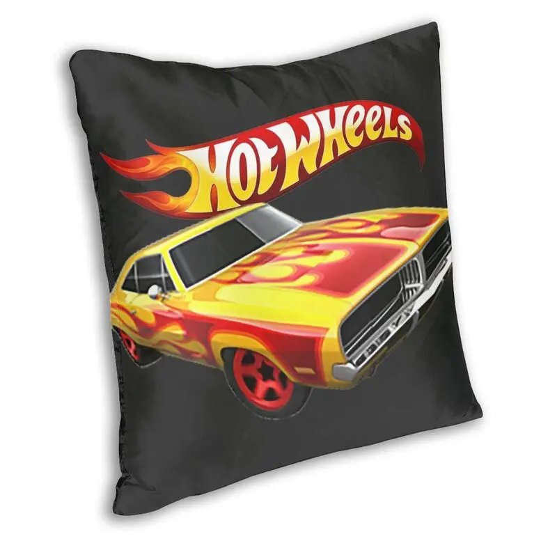 Sport Car Hot Wheels Acceleracers Pillowcover Home Decor Racing Cartoon Sofa Cushion Cover Throw Pillow Case For Living Room